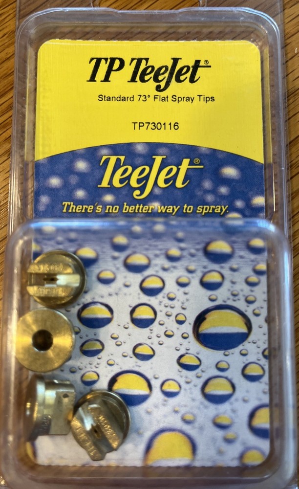 TP TeeJet TP730116 Standard 73° Flat Spray Tips 4-Pack