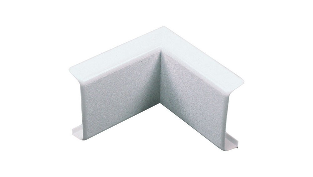 Wiremold NMW7 Wireway Inside Elbow, Non-Metallic, Plastic, White