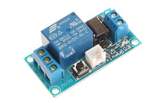 NOYITO 1-Channel Self-Locking Relay Module One Button Start-Stop Bistable 12V