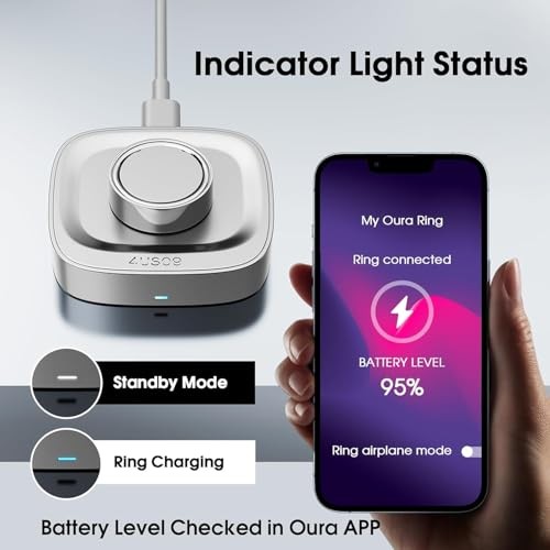 for Oura Ring Gen 4 Charger | | Fast Charging Dock | USB-C Cable | Size 9