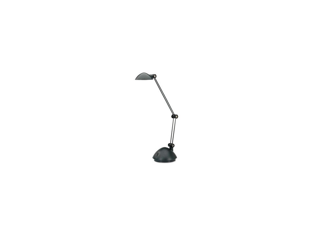 TwinArm Task LED Lamp with USB Port, 18 1/2", Black