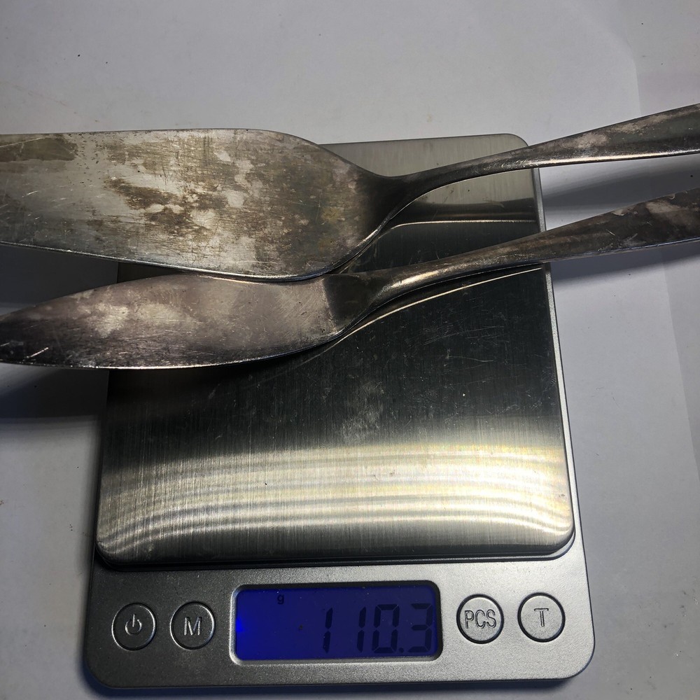 Wellner Germany Patent 90 Silverplate WLN4 2 Solid PIE & OTHER SERVER