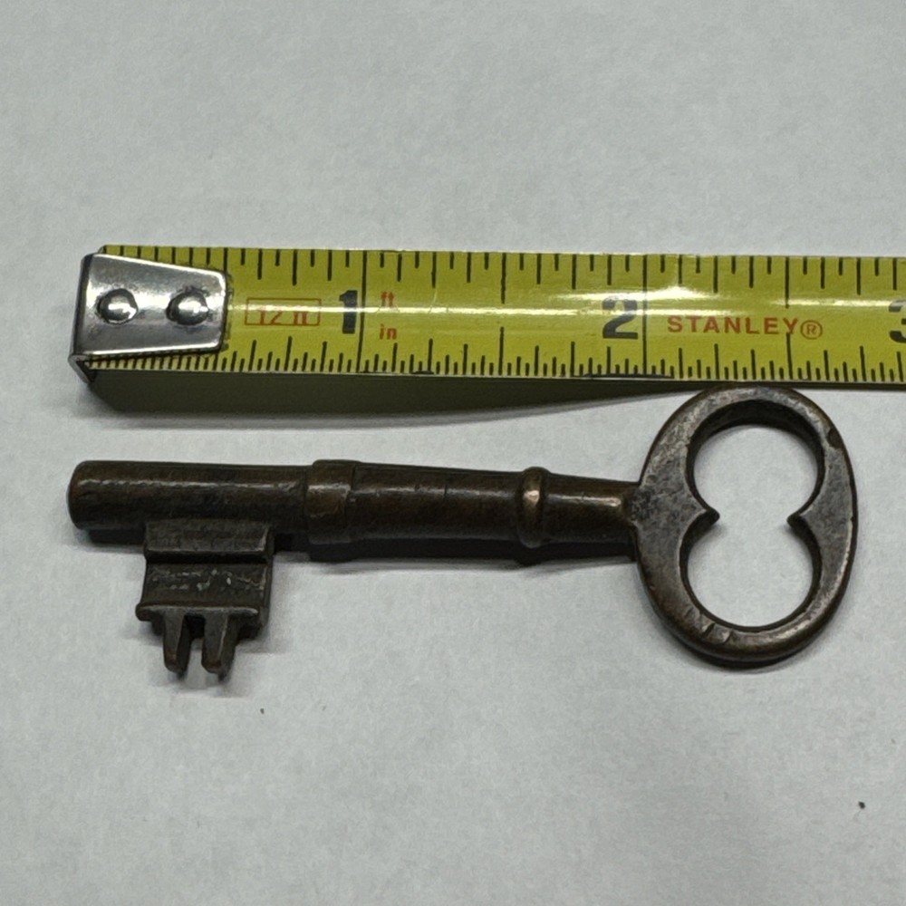 Antique Skeleton Solid Door Key Mortice Lock 2.75”