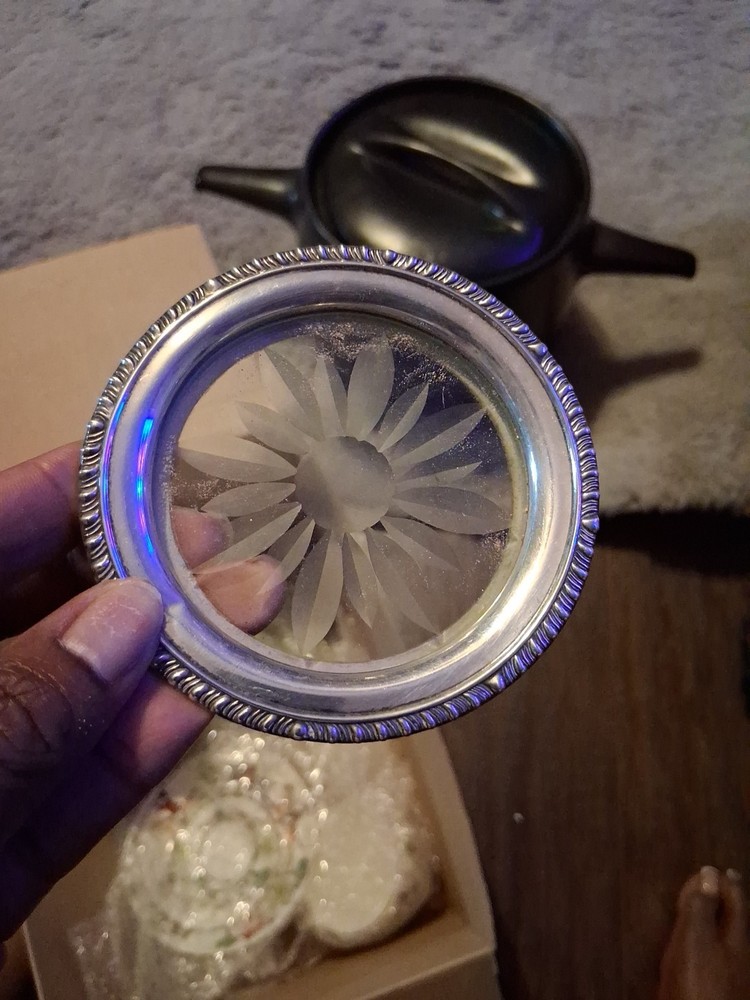 VTG Frank M. Whiting & Co Sterling Silver Coaster