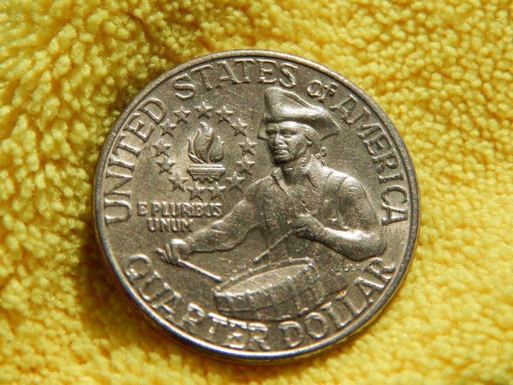 Bicentennial Quarter D Mint , Multiple Mint Errors Reverse and Obverse Errors