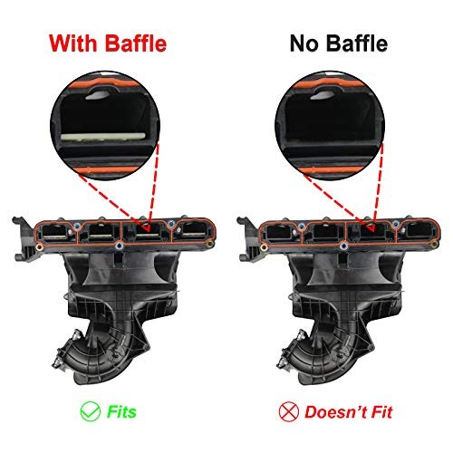 Intake Manifold w/Runner Control Valve & Air Pressure Sensor Compatible with