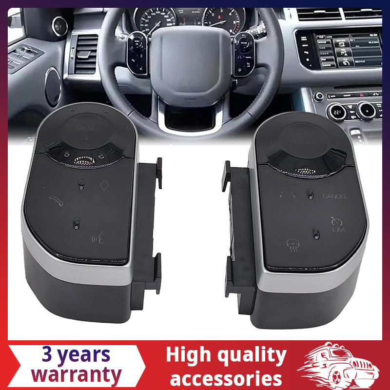 2pcs Steering Wheel Control Switch Button For Range Rover Sport / L405 2014-2017