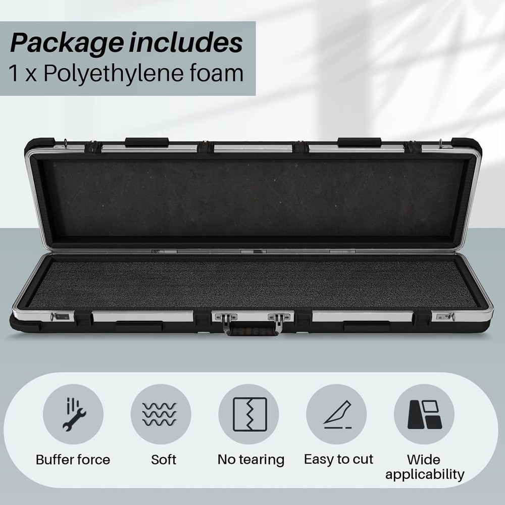 2-Pack Packing Foam Sheets - 54X16X2 Customizable Polyethylene Insert Pads