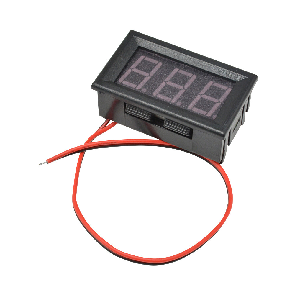 0.56"LED Red 2-Wire Voltmeter Digital Voltage AC70-500V Panel Volt Ammeter Meter
