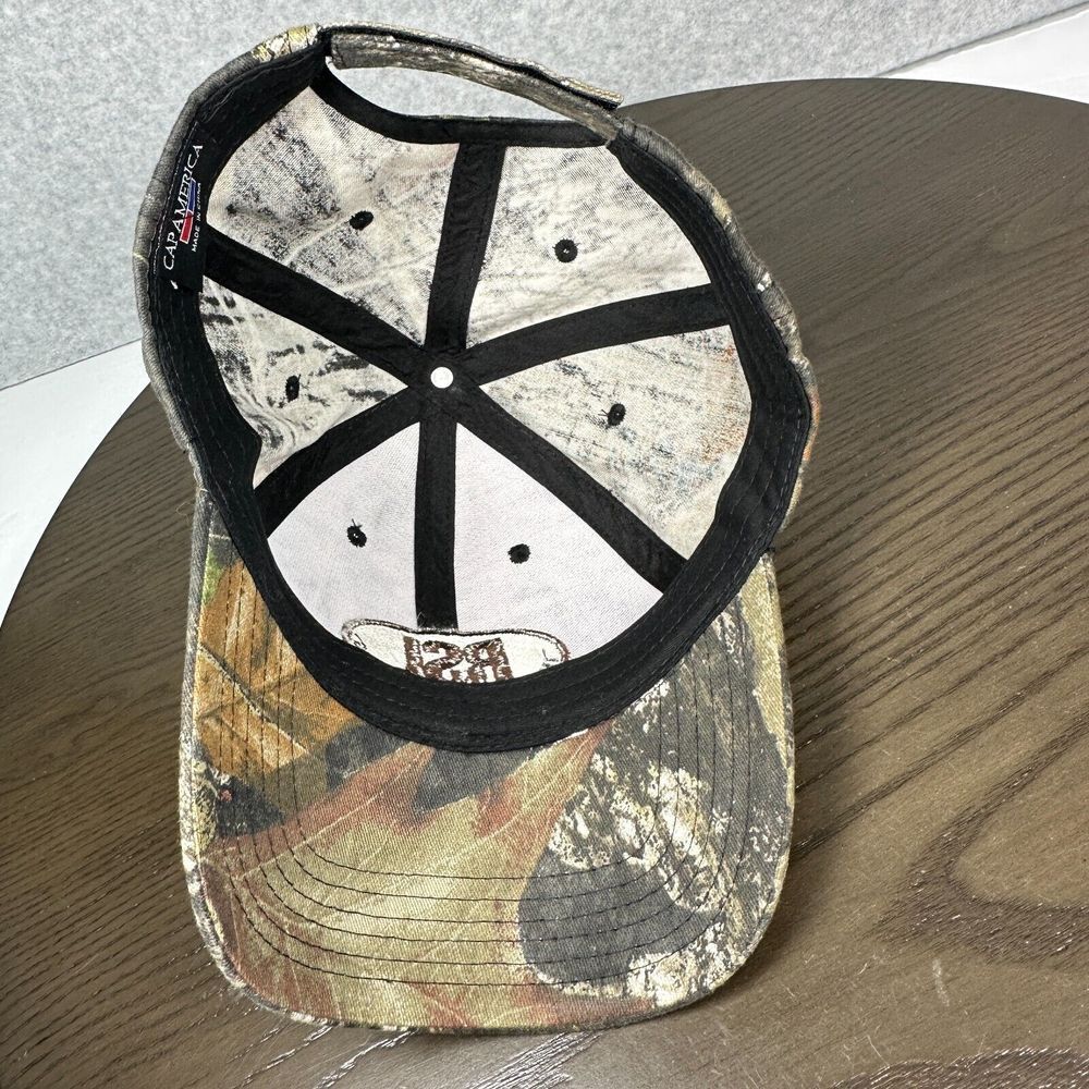 RSL Industrial Contracting Camo Hunting Cap Hat Strap Back Adjustable Camouflage