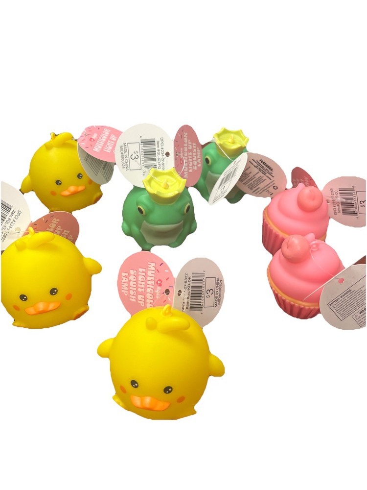 Multicolour light up squash lamp 7 Pieces