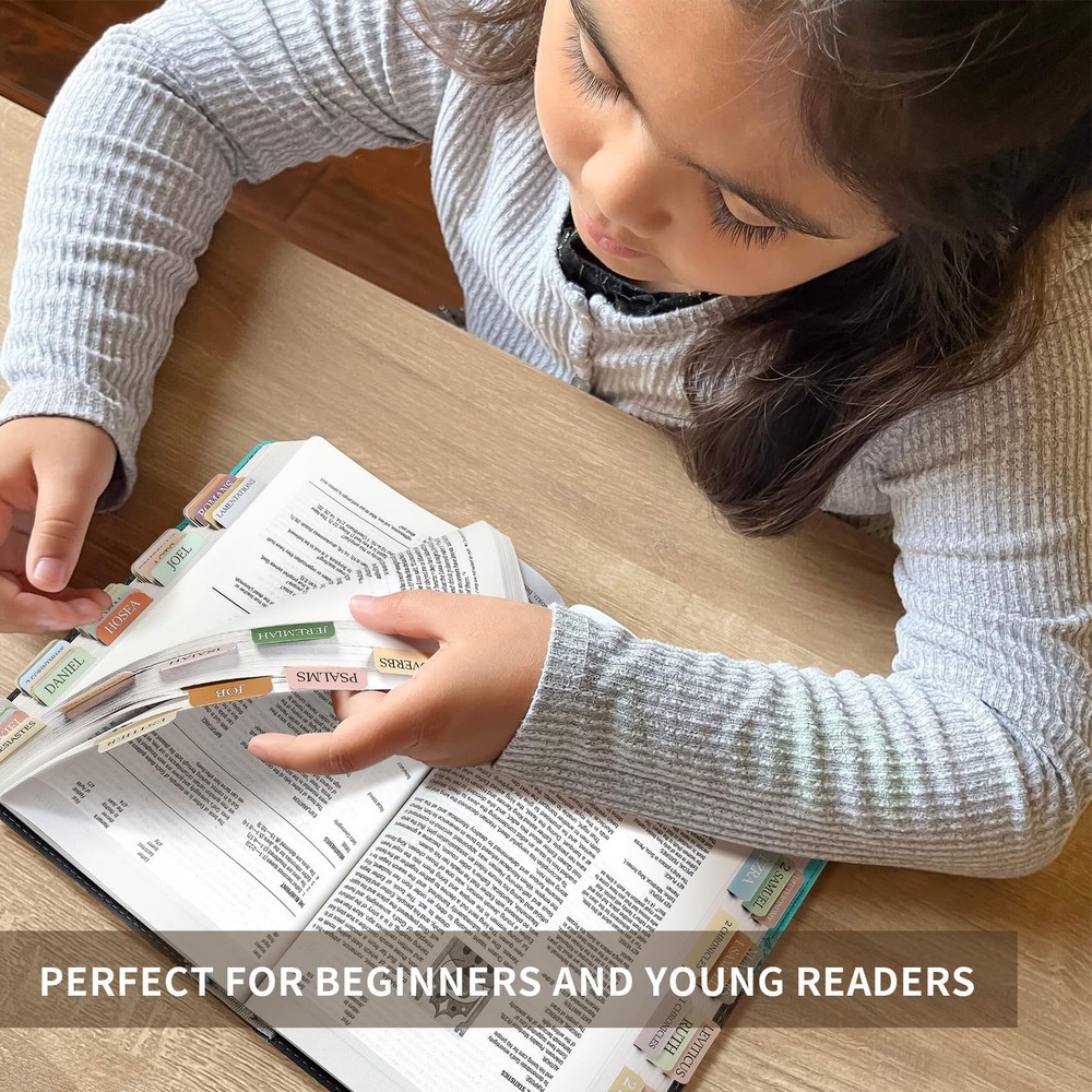 Bible Tabs for Women & Men, Laminated Study Bible, A- Boho