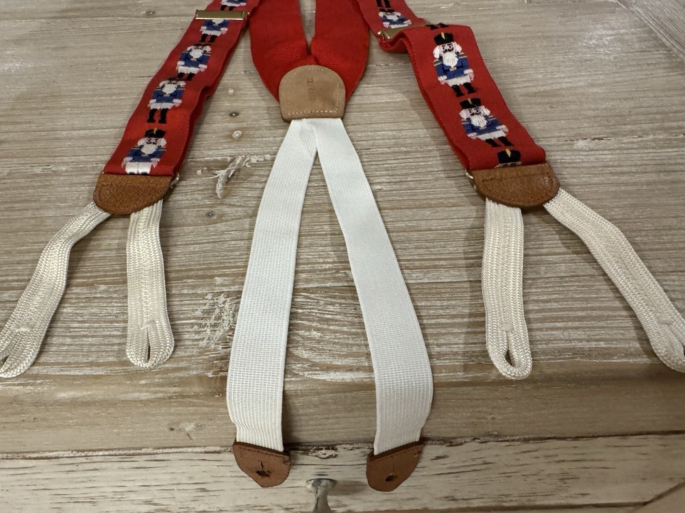 Pair Of Nutcracker Christmas Men’s Suspenders