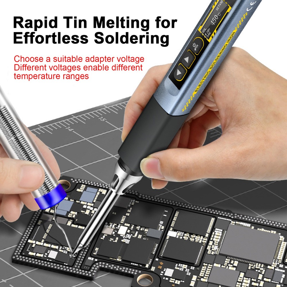 Adjustable Temp Soldering Iron Fast Heating For Repair Work UDFR