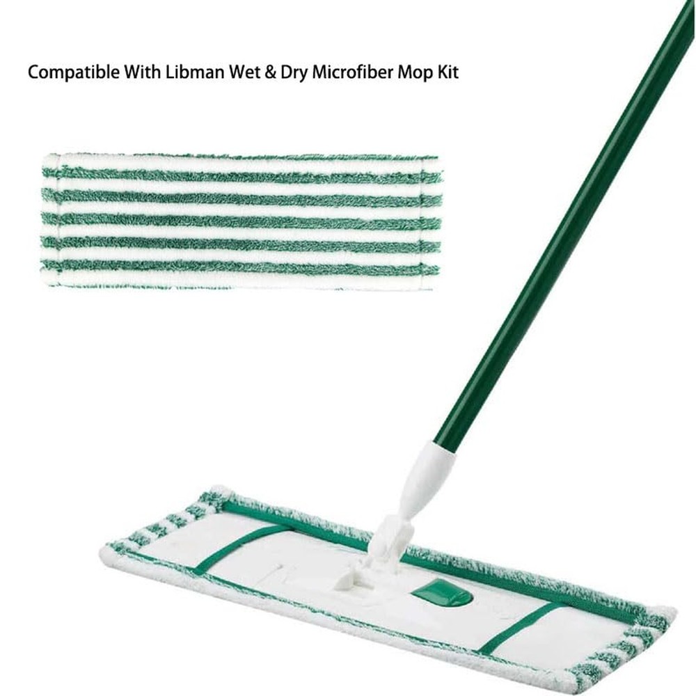 2 Pack Replacent Mop Refills Compatible with Libman Wet & Dry Microfiber Mop,...