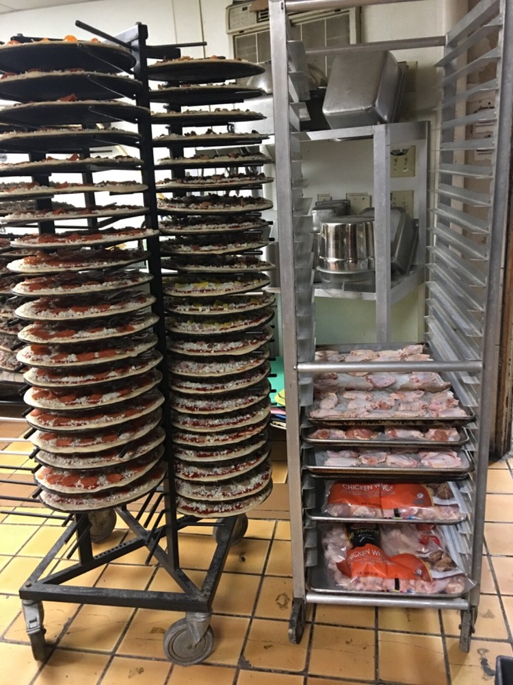 JackStack 100-Plate Extra-Long Mobile Pizza Plate Rack JS100C/9"