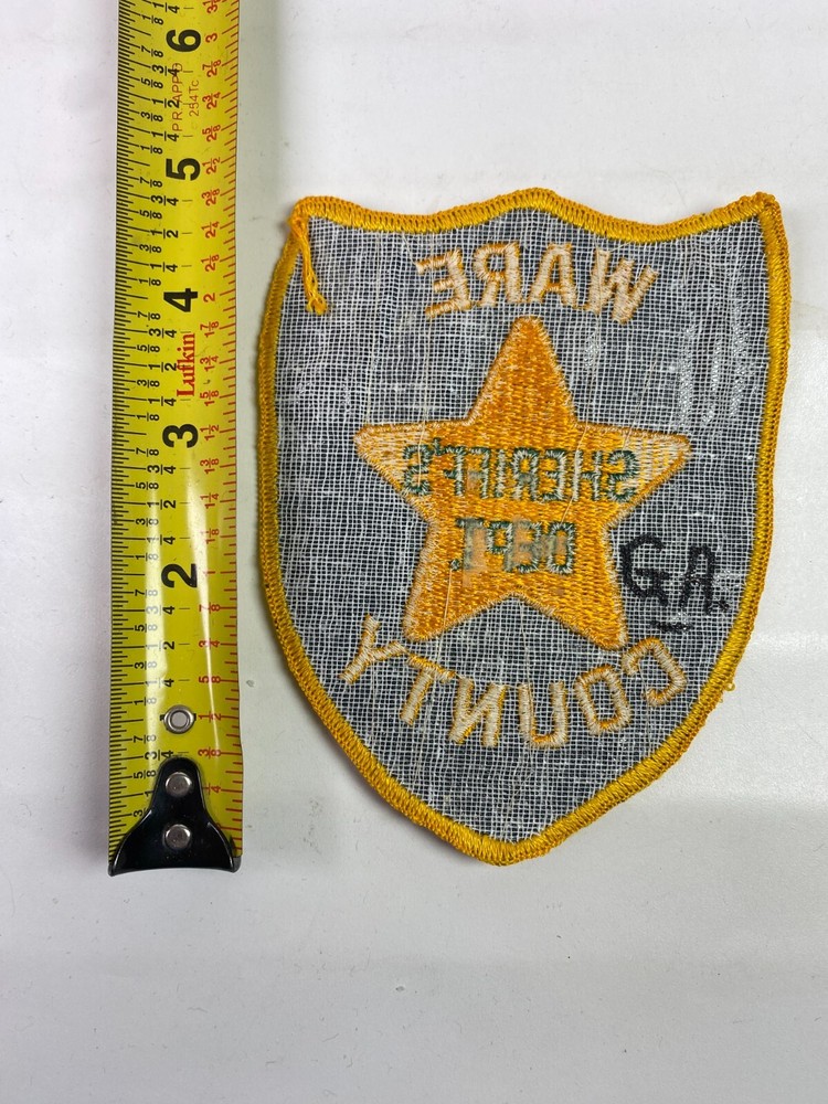 Ware County Sheriff Georgia GA Patch H6