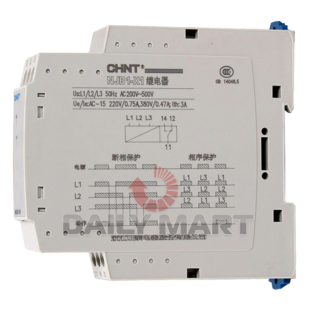 New In Box CHNT NJB1-X1 Phase Sequence Relay