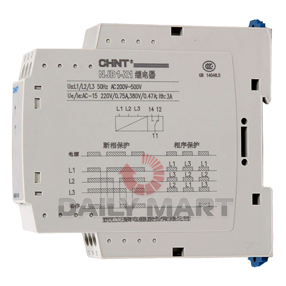 New In Box CHNT NJB1-X1 Phase Sequence Relay