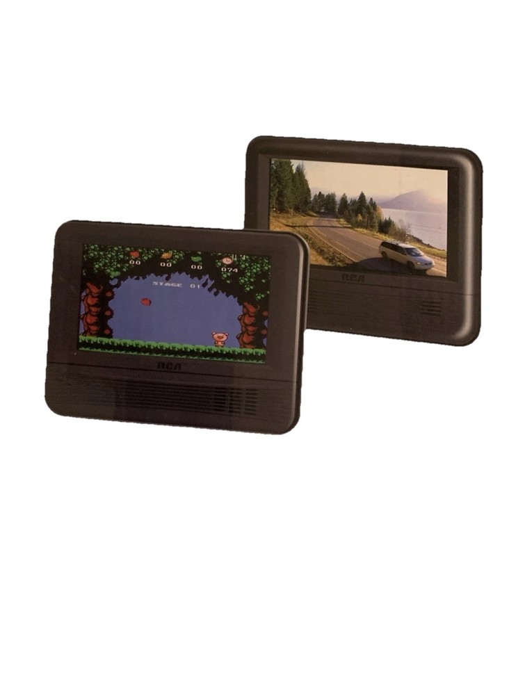 RCA DRC69705E30G Mobile DVD System Dual 7" Screens, Remote, Game Controller
