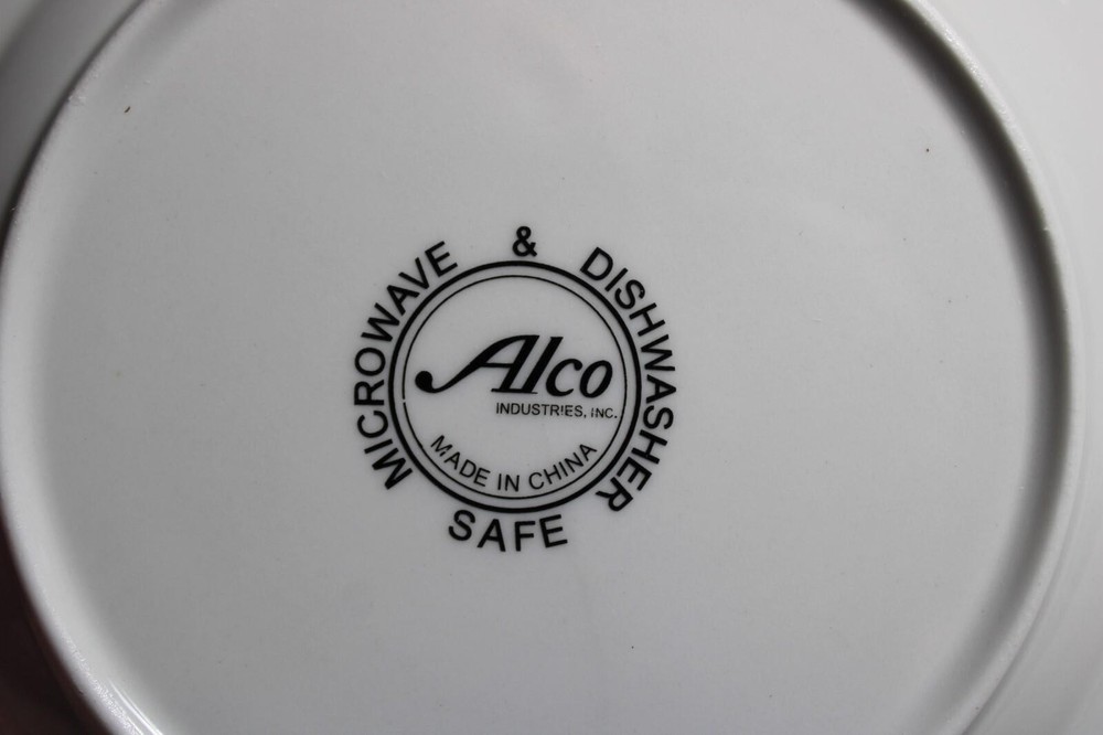 4 ALCO 7" Salad Plates In The Lighthouse Pattern