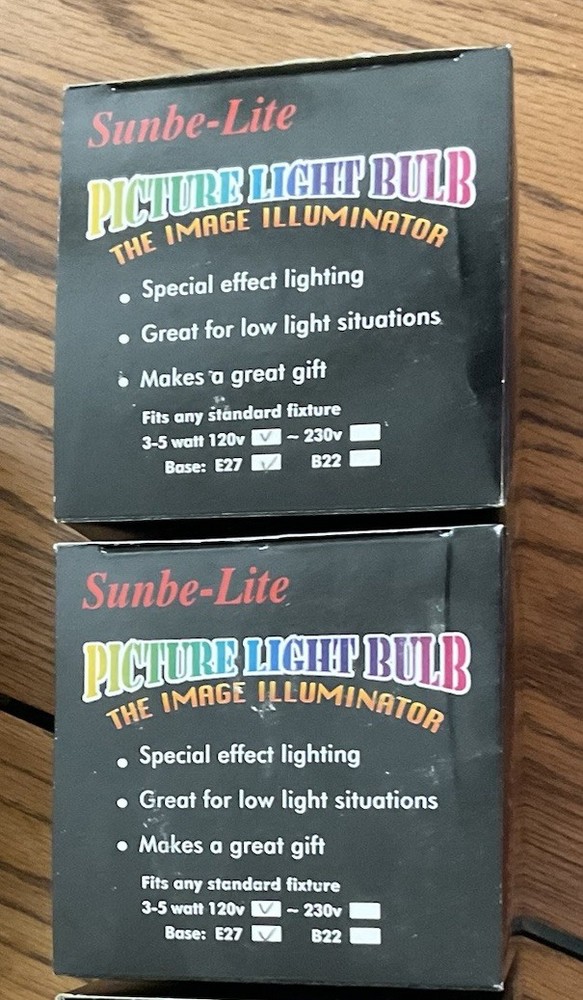 Sunbe-Lite Picture Filament light bulb 120v