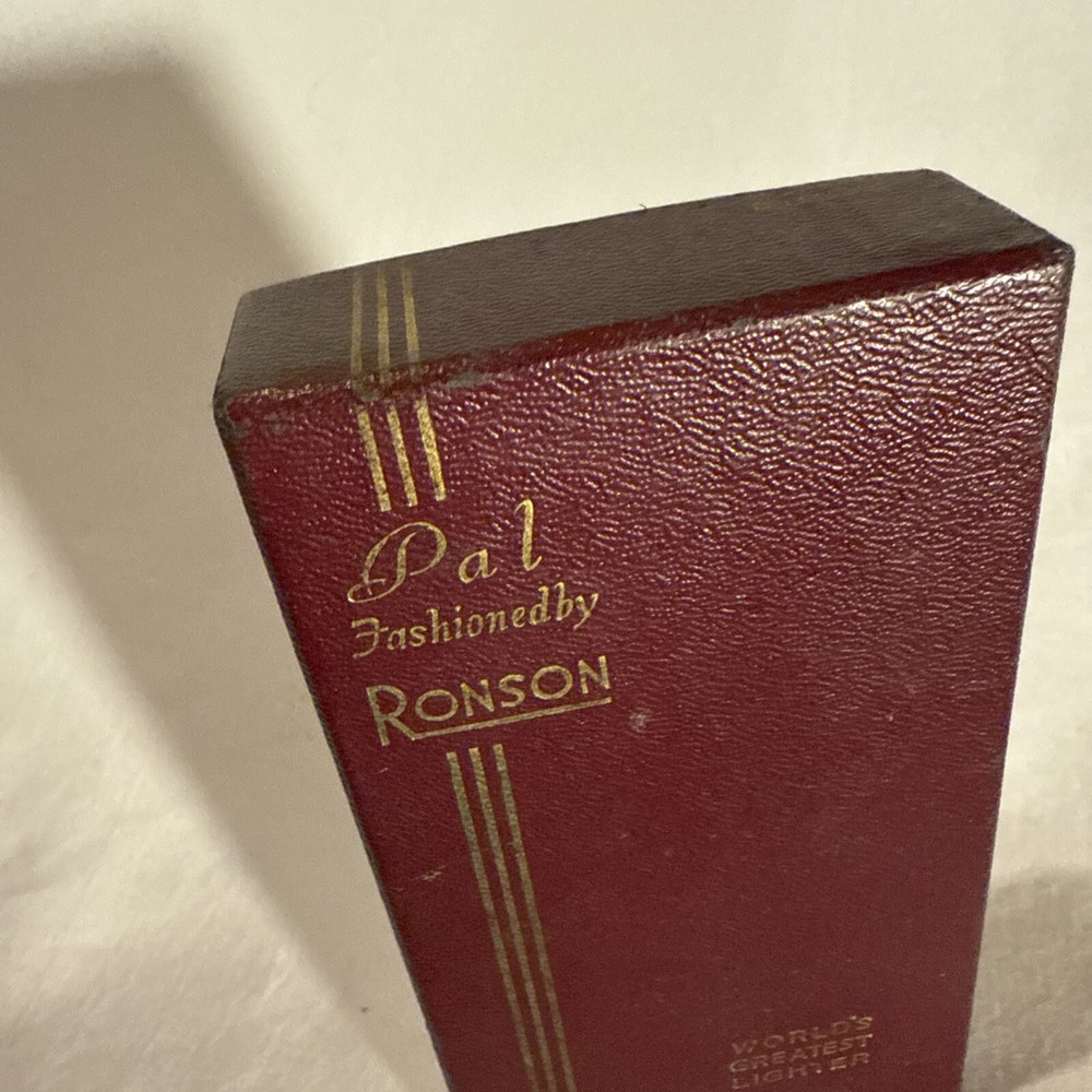 Vintage Ronson Pal Cigarette Case LIGHTER W Box