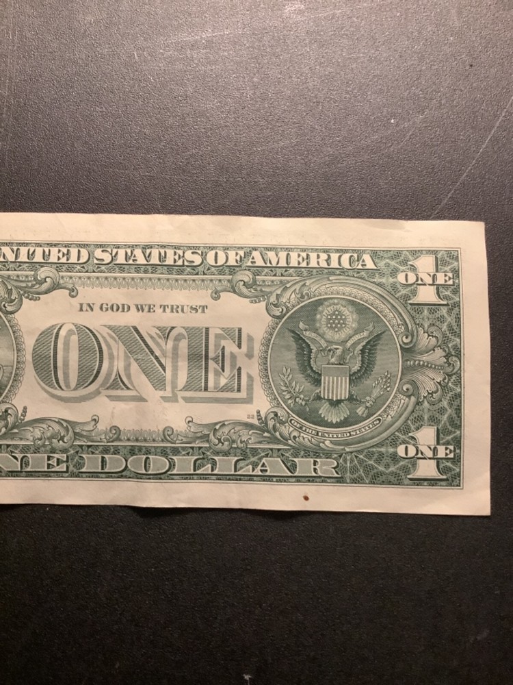 One Dollar Bill Trinary Paradigm Star Note S/N In Description *074