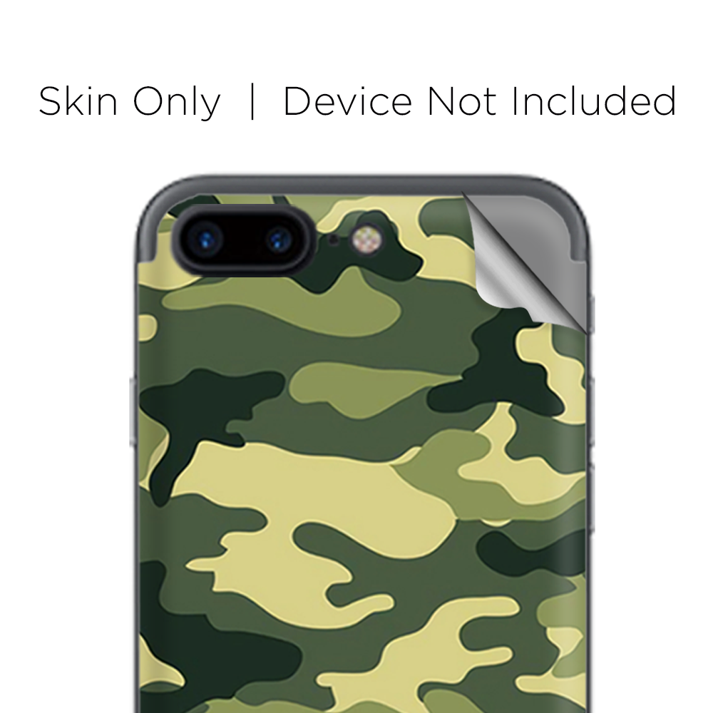 Apple iPhone 7 / 8 Plus Skins Decal Wrap Green Camo original Camouflage