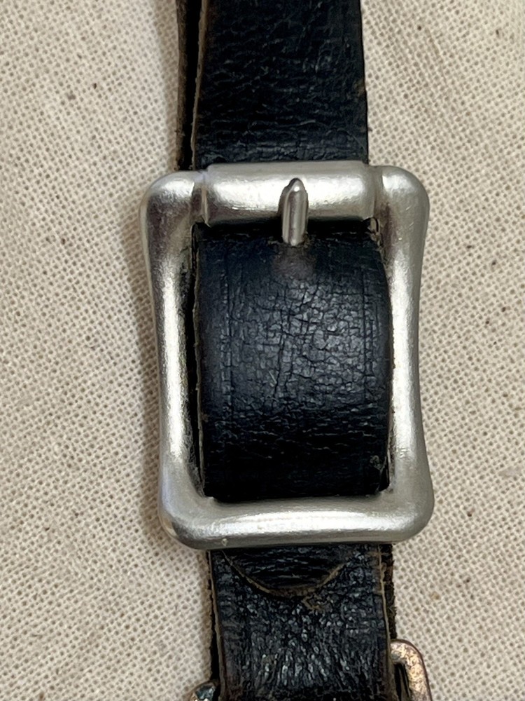 1960’s Caterpillar D9 Brass Medallion With Leather Belt Loop