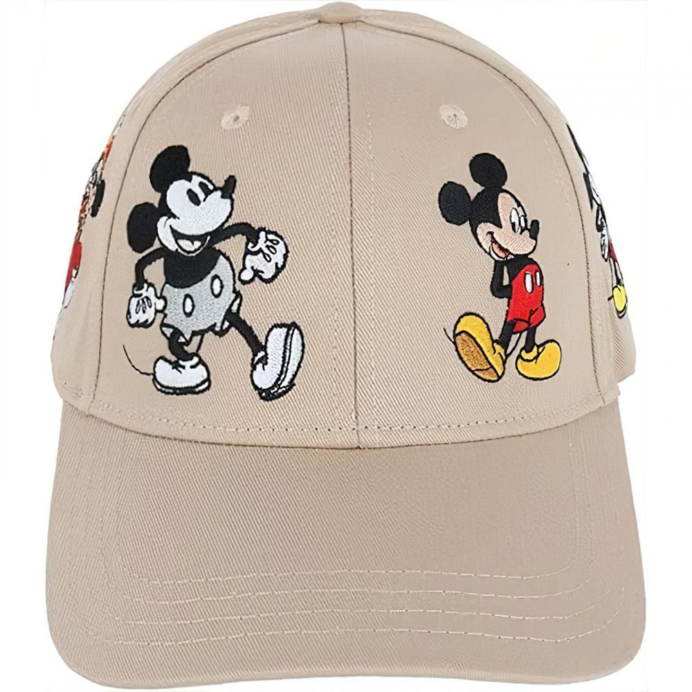 Mickey Mouse Through The Years Baseball Cap Beige