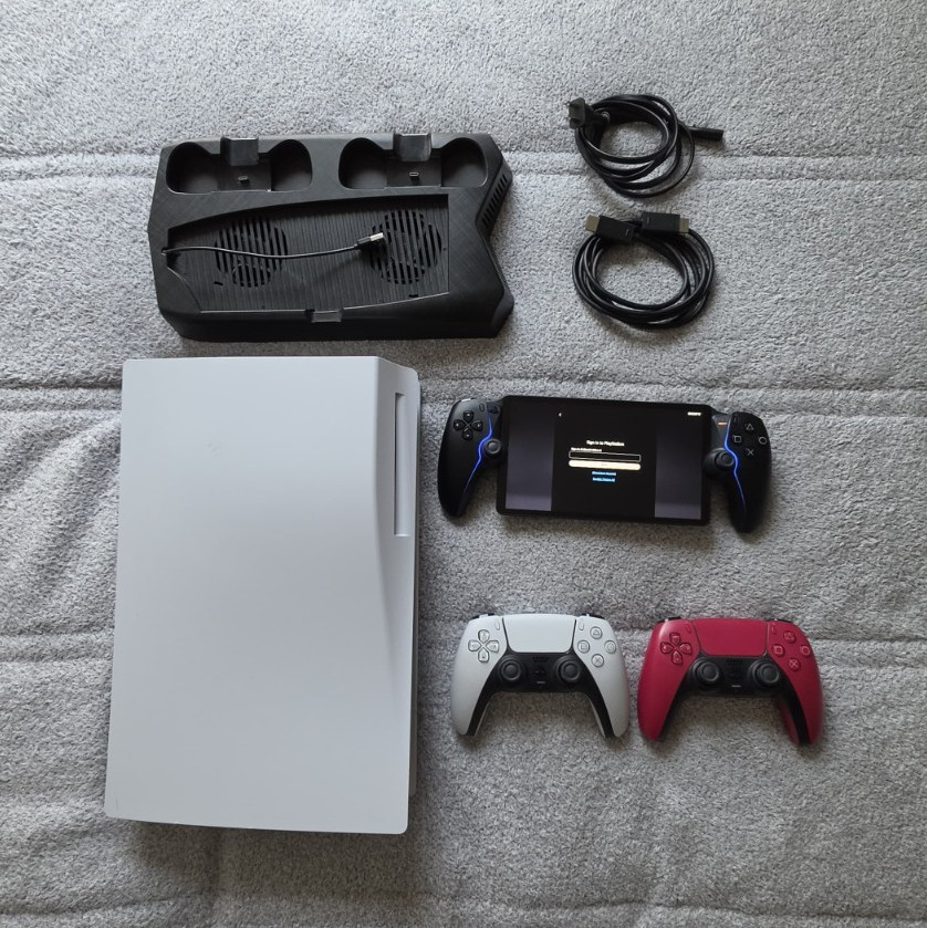 Sony PlayStation 5 Console Bundle with PS Portal l, Controllers & Charging Dock