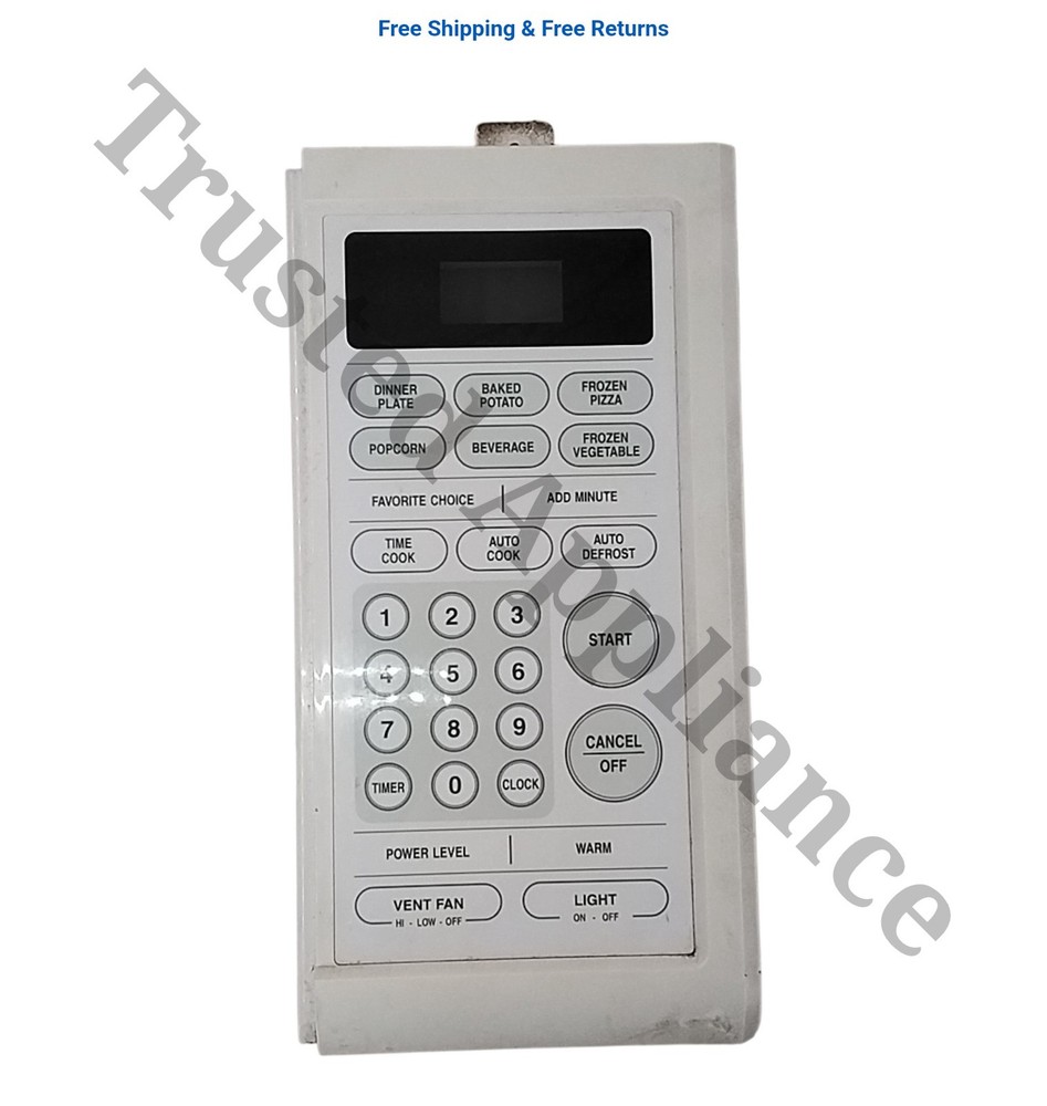 Microwave Control Panel Console PKCPSWF200W WHITE
