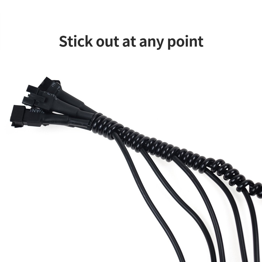 1m Length Cable Spiral Wrap Cable Management Solution to Organize Cords 2pcs