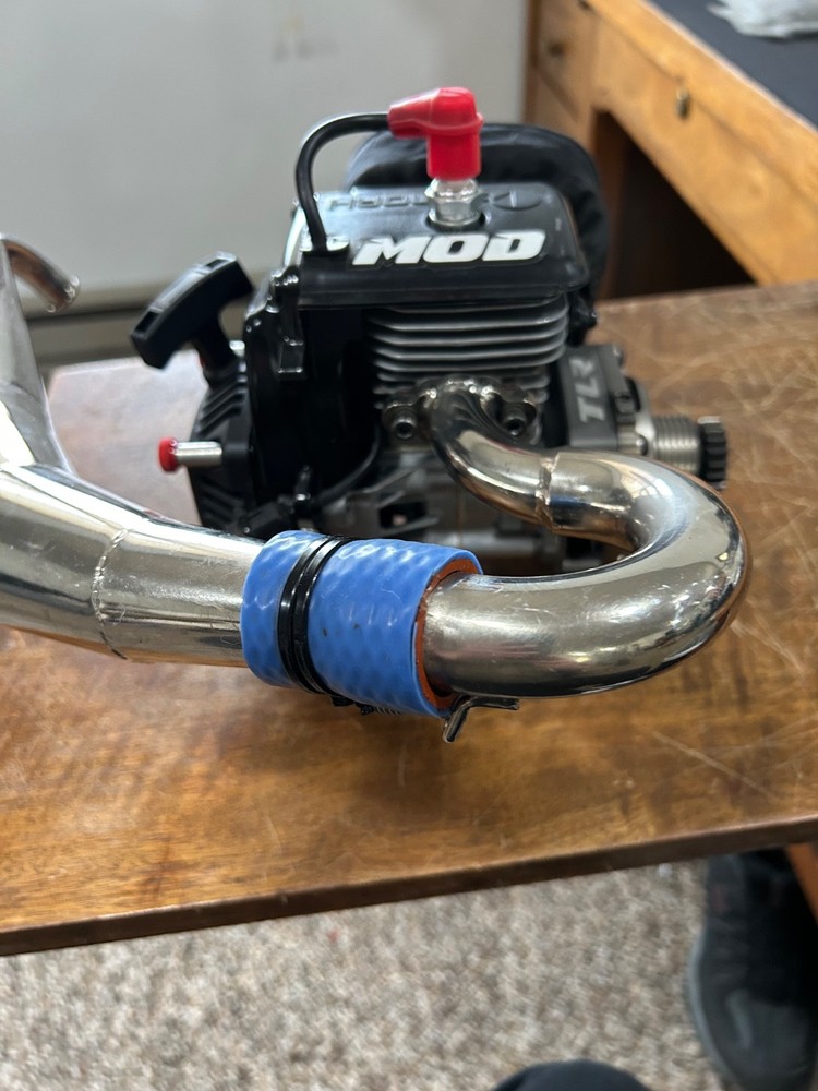 ZENOAH G320RC 32CC ENGINE WITH BARTOLONE MOD TOPEND AND BARTOLONE TUNED PIPE