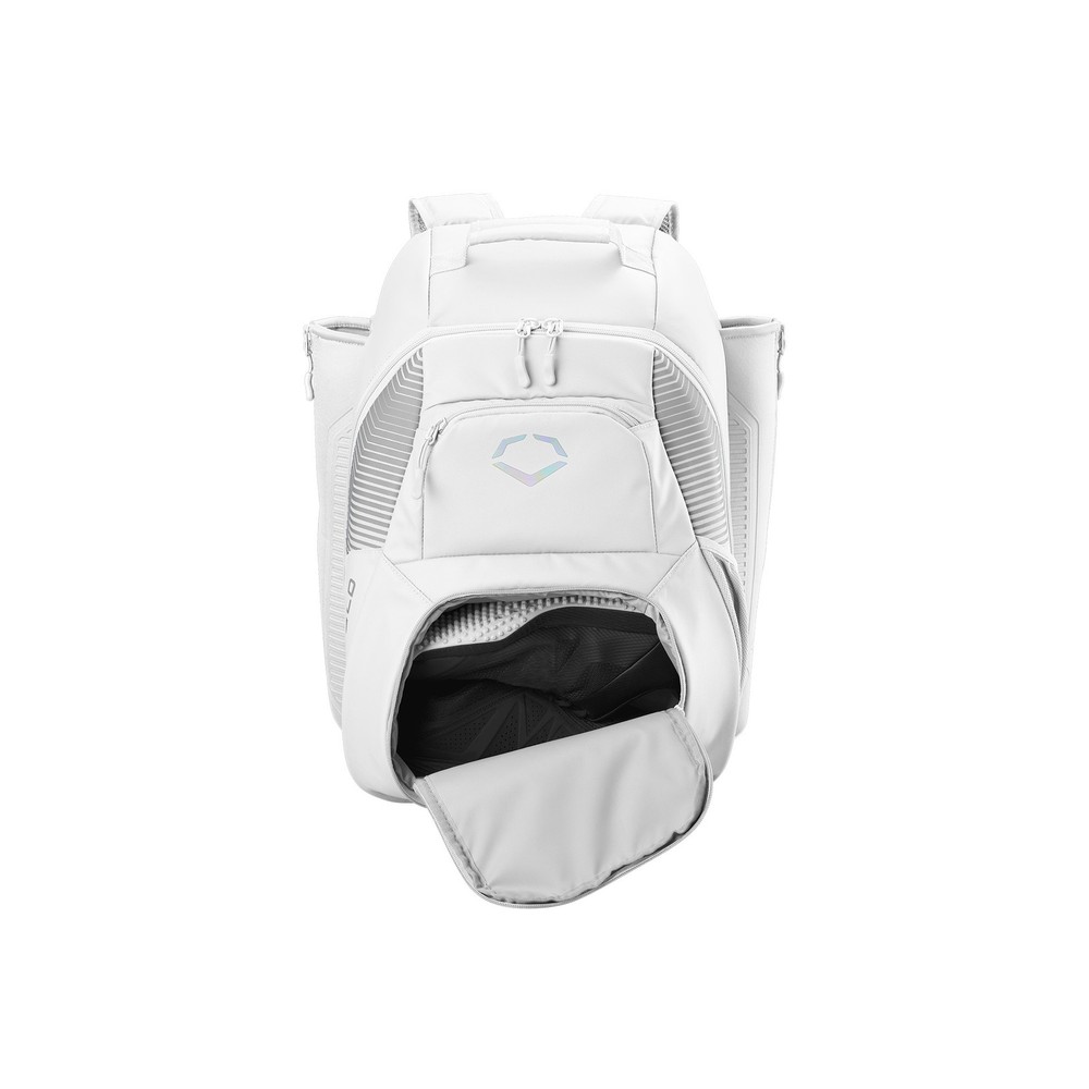 Evoshield Tone Set Baseball/Softball Backpack Bag - Team White