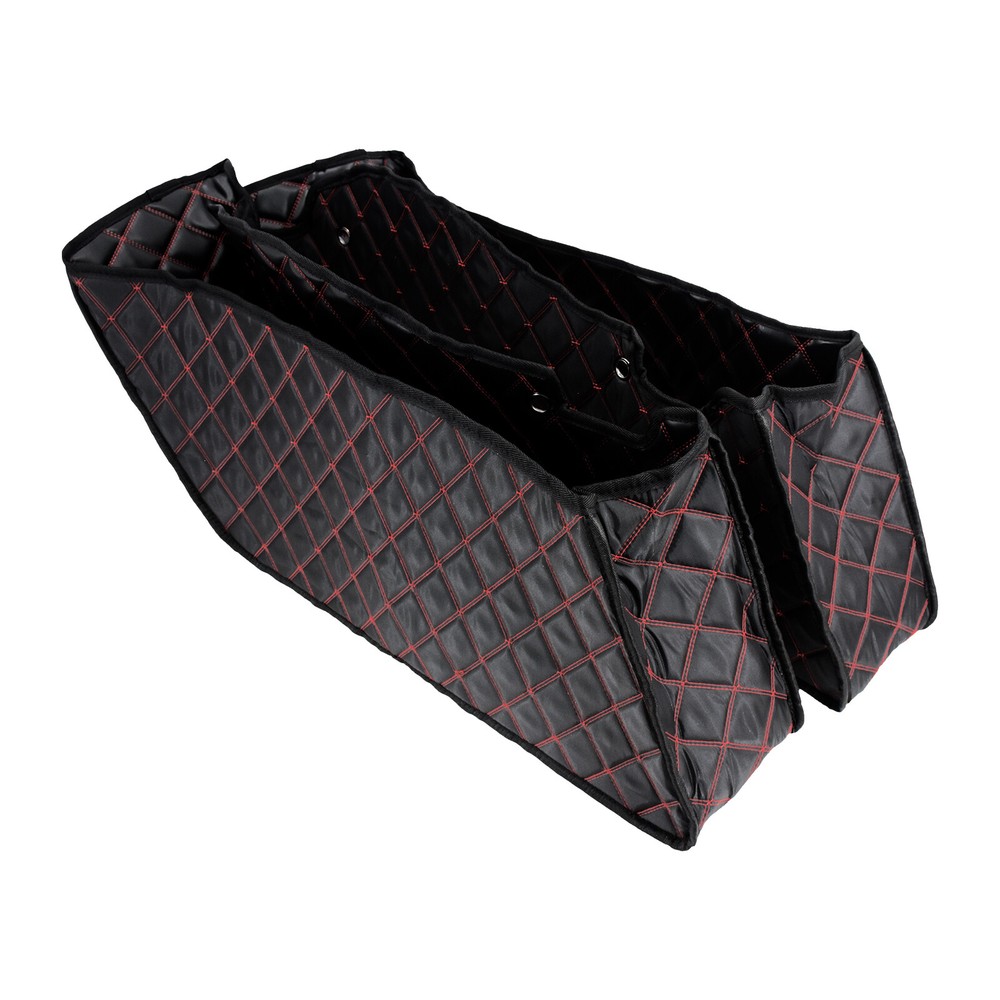 Non-Stretched Saddlebag Liners Inserts Red Thread Fit For Harley Touring 2014-up
