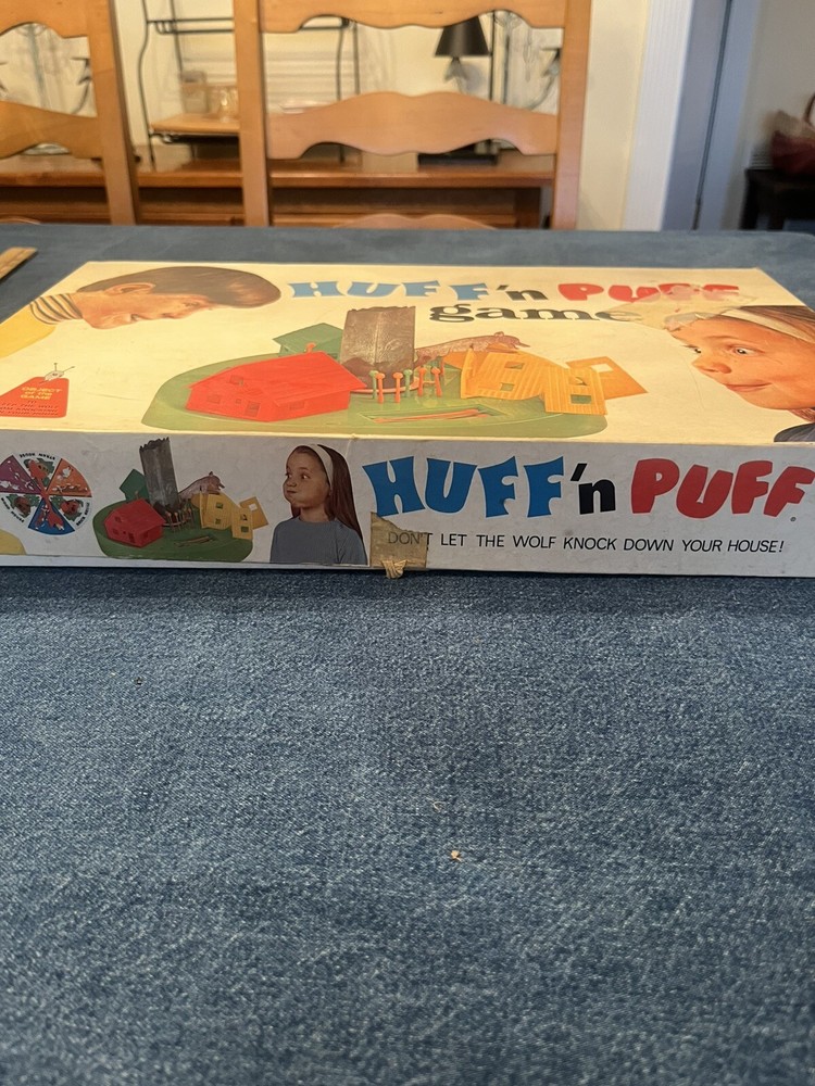 VINTAGE Huff 'N Puff Board Game - Schaper