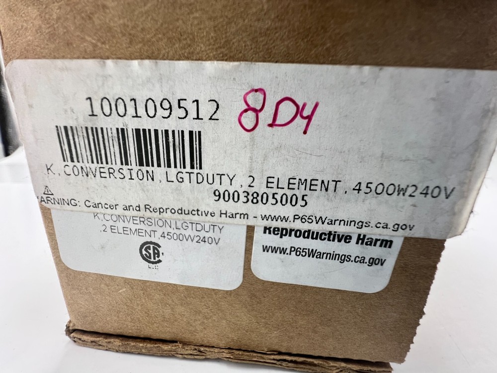 APCOM 100109512 240V 4.5KW Element Conversion Part 2-4500W Element