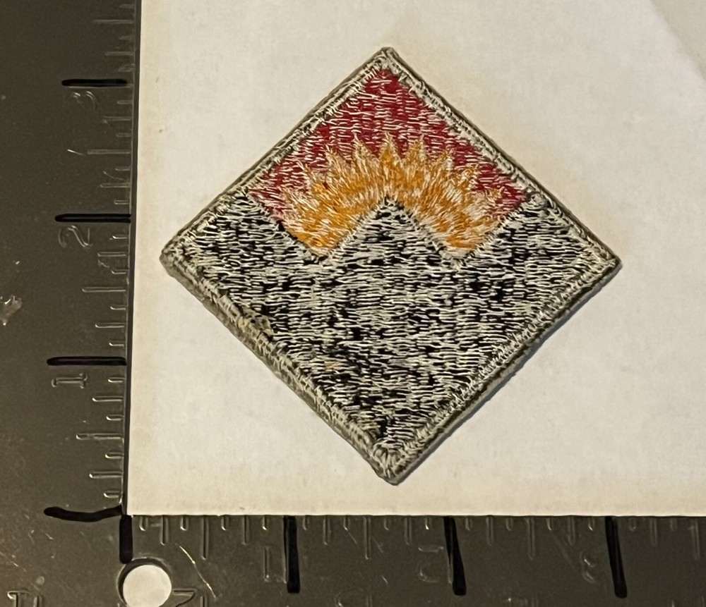 Western Defense Command White Back Patch WWII Original Pacific