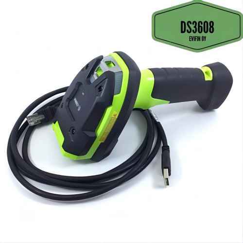 Zebra DS3608-HD 1D/2D Imager Industry BarCode Scanner Includes USB Kit