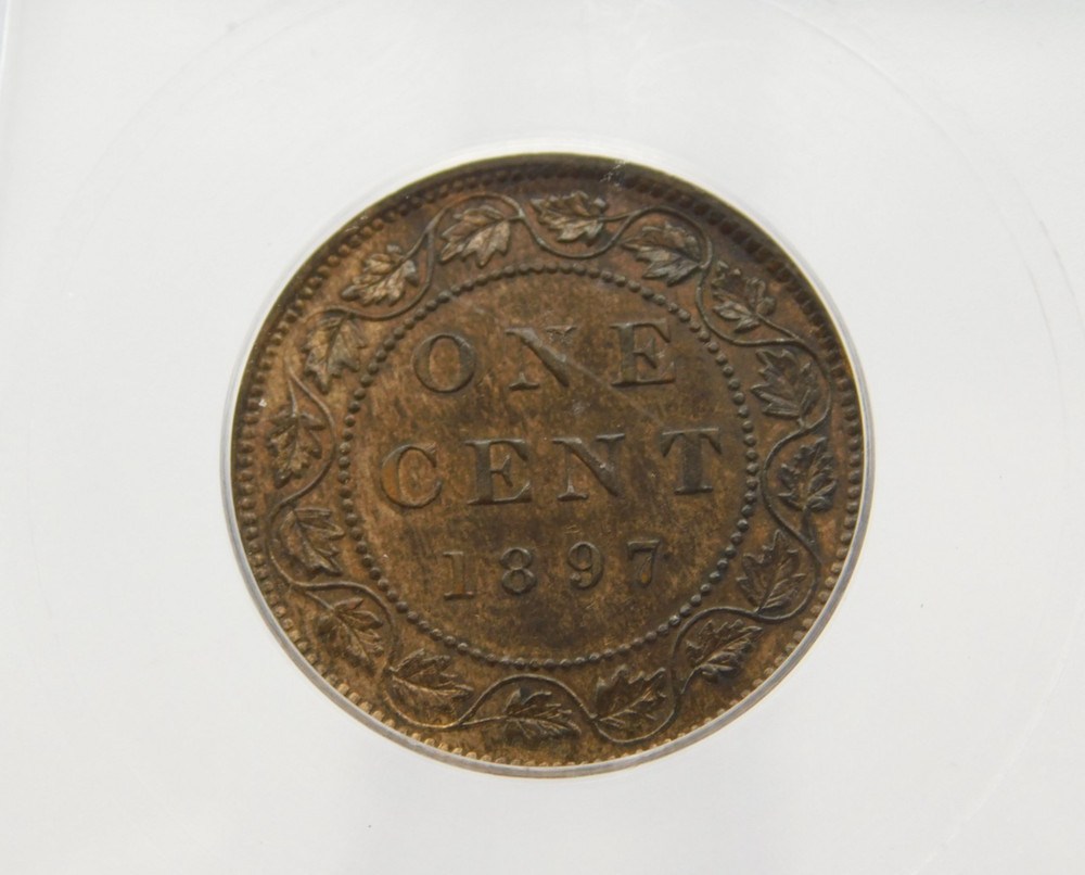 1897 CANADA ONE CENT ICG MS63 RB (BT1205)