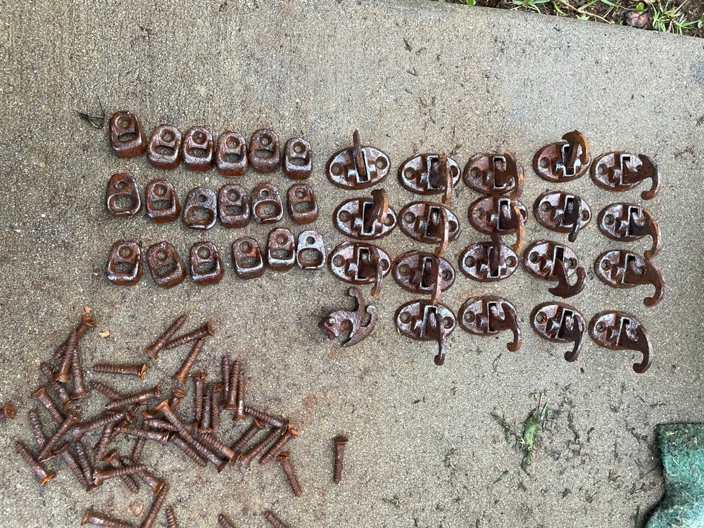 Antique Lot Of Shutter Hardware