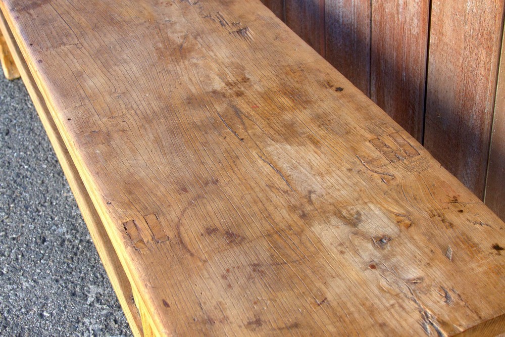 Asian Provincial Elm Bench