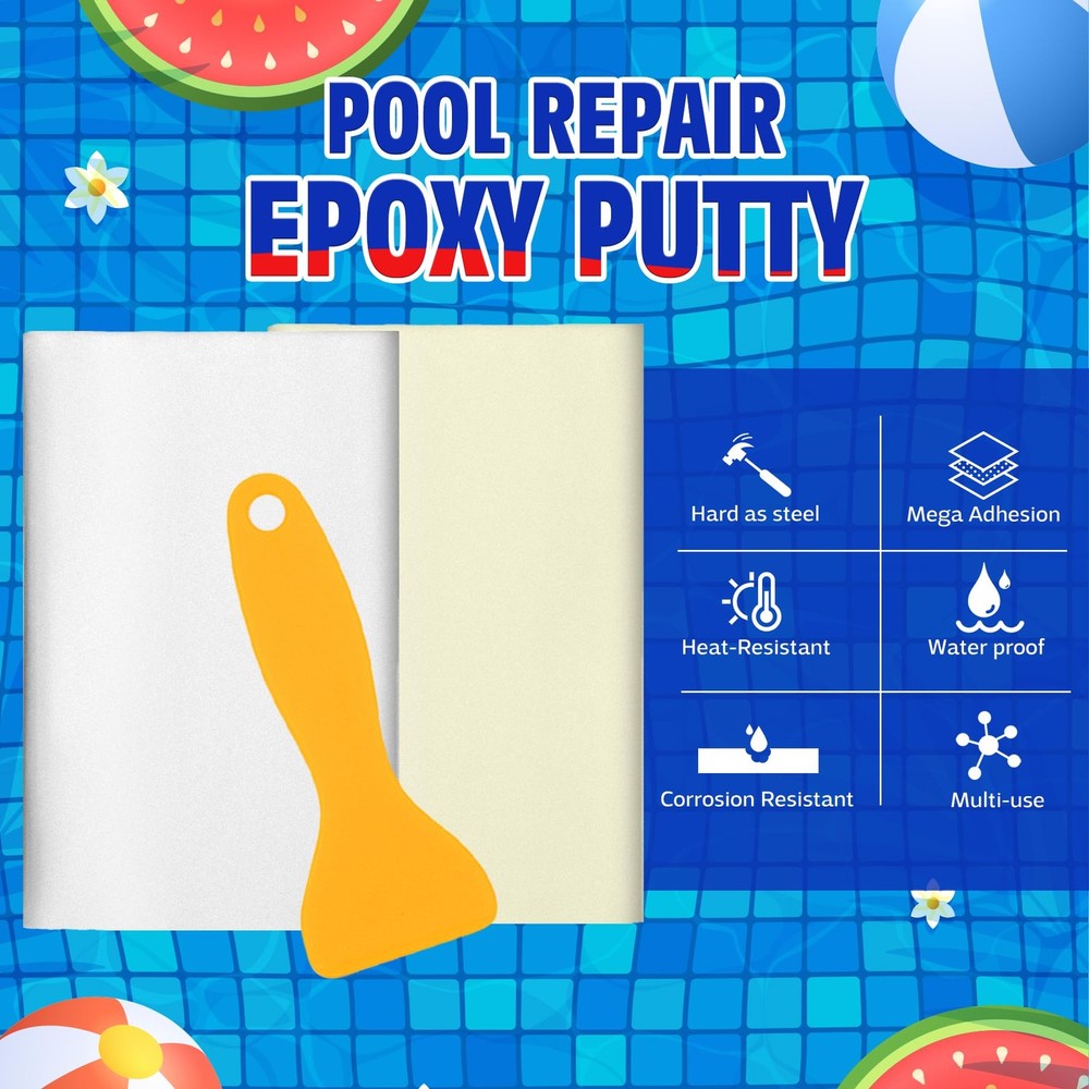 Epoxy Putty - 8oz/227g AB for Underwater, Multi-Purpose White