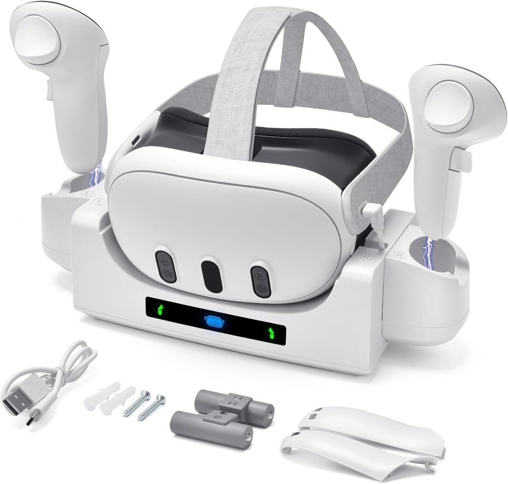 Charging Stand for Meta Quest 3 VR Handle Controller Charging Dock Storage Base