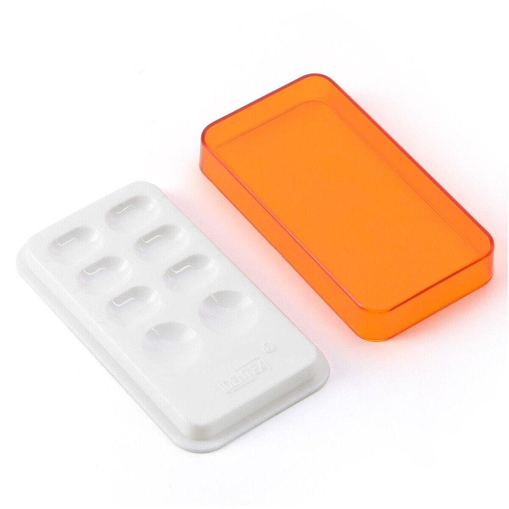 Dental Veneer Storage Box 4/8Hole Plastic Case Teeth Shading Light Organizer Box