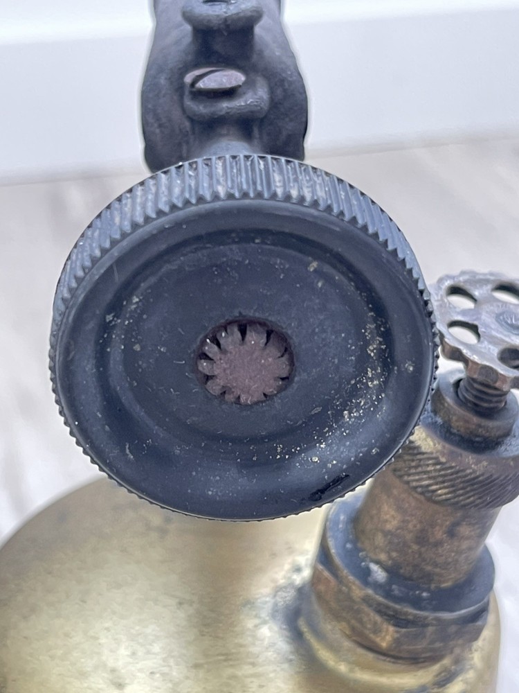 Vintage Brass Gasoline Blow Torch