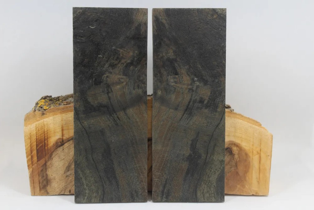 STABILIZED DYED MAPLE CUSTOM KNIFE HANDLE MATERIAL BLANK SCALES (5793)