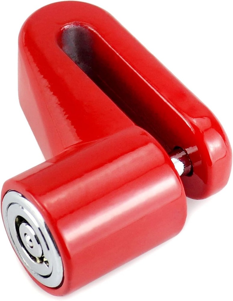Compact 2-Piece Weather Resistant Motorcycle Disc Lock with Easy Touch Control